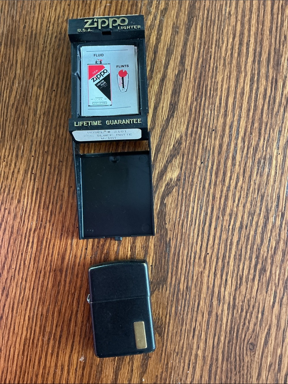 Zippo Lighter Case in Black